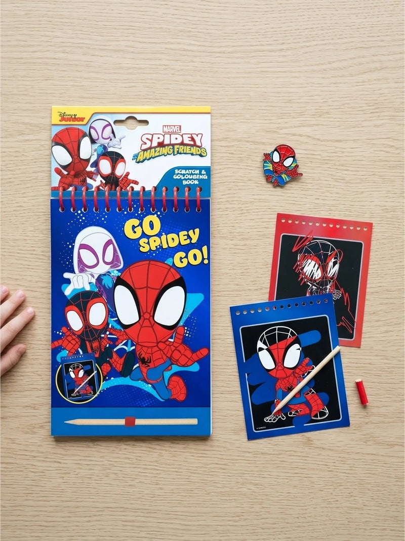 Set cartoleria quaderno da grattare spidey marvel Multicolore - Kiabi