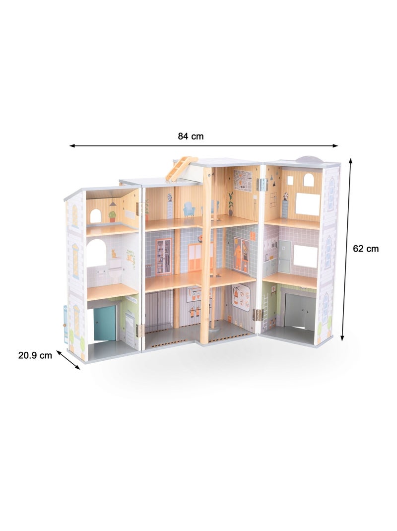 Set caserma dei pompieri e stazione di polizia in legno con accessori e veicoli bambini 3+ N/D - Kiabi
