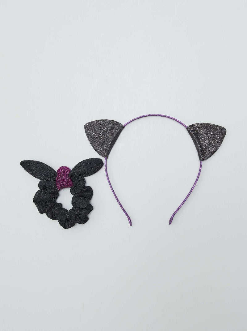 Costume Da Gatto 3 Pezzi: Orecchie, Coda E Papillon - Per Feste, Halloween E Cosplay