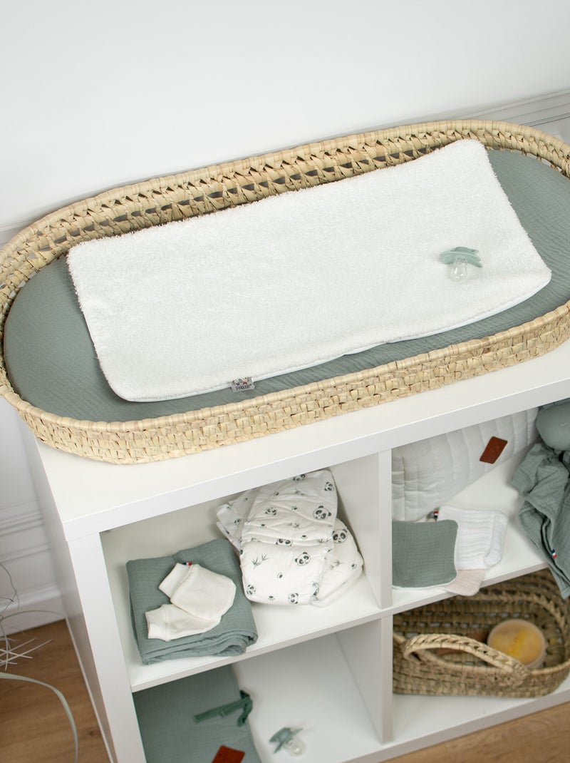 Set cesta fasciatoio da 4 pezzi | sevira kids | sevira kids Verde acqua - Kiabi