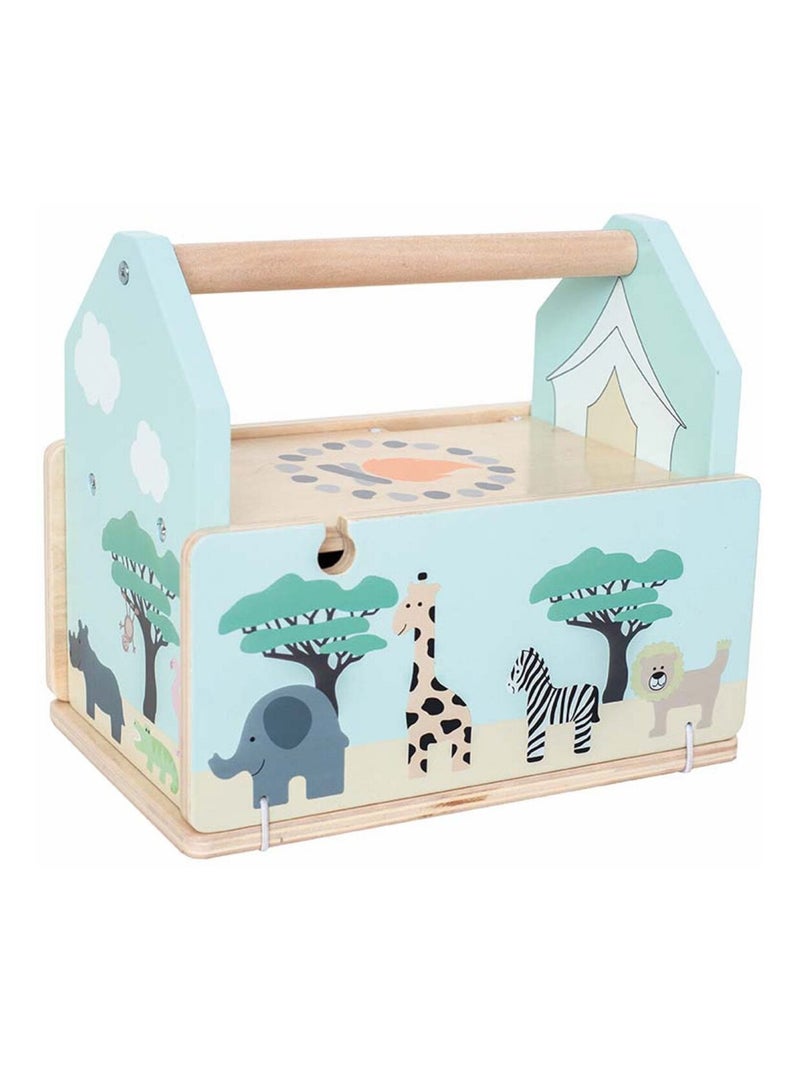 Set circuito safari in legno | JaBaDaBaDo Multicolore - Kiabi