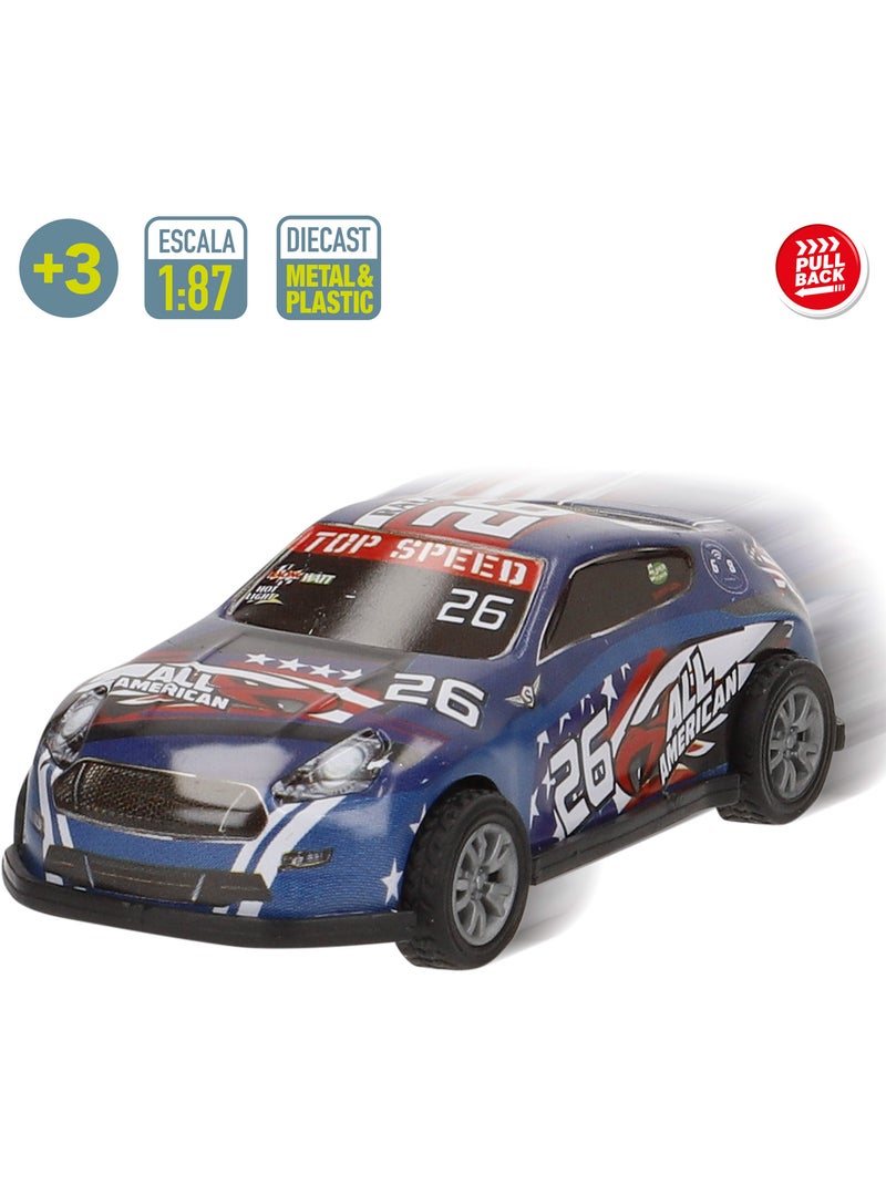 Set circuito urbano con veicoli a frizione 1:87 e segnali stradali speed & go N/D - Kiabi