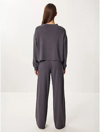 Set co-ord a coste color block con pantaloni a gamba larga istanbul