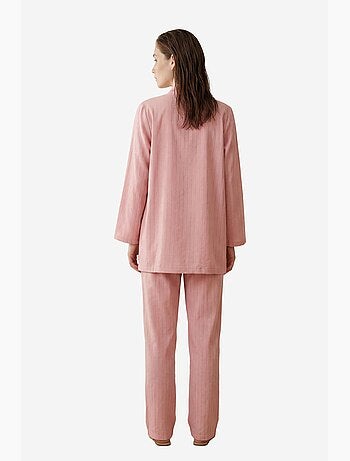 Set co-ord a due pezzi a righe con colletto aperto my fashion