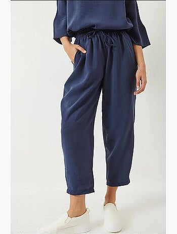 Set co-ord a due pezzi in poliestere oversize con scollo a barca lucci