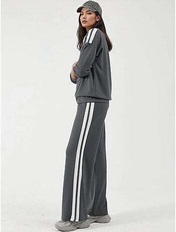 Set co-ord a due pezzi modal touch con colletto con zip e gamba larga, hiccup