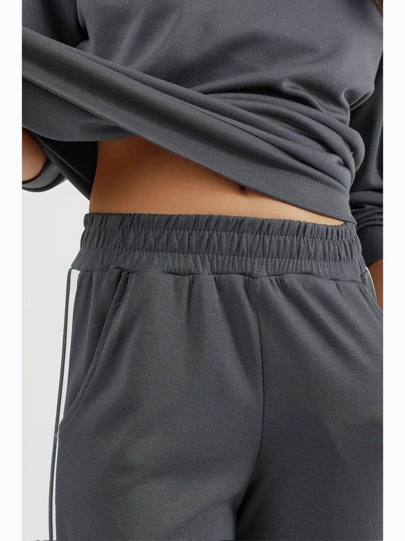 Set co-ord a due pezzi modal touch con colletto con zip e gamba larga, hiccup Grigio - Kiabi