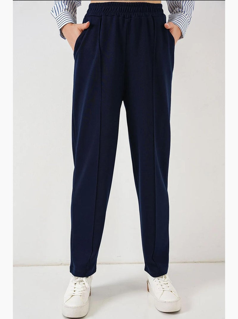 Set co-ord due pezzi a righe lungo con girocollo bdart Blu marino - Kiabi