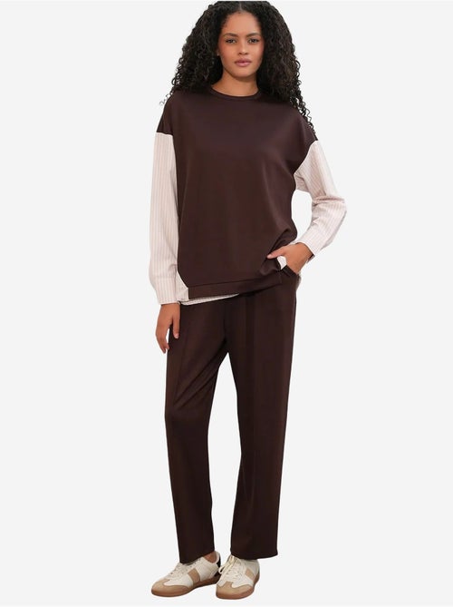 Set co-ord due pezzi a righe lungo con girocollo bdart - Kiabi Set co-ord due pezzi a righe lungo con girocollo bdart - Kiabi