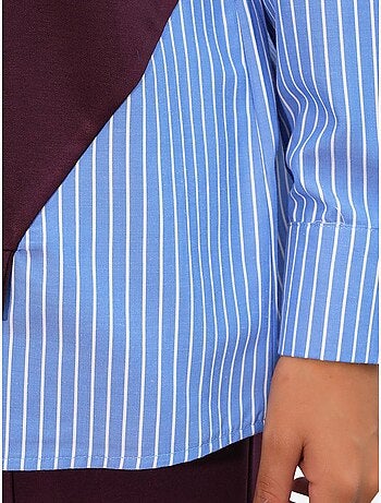Set co-ord due pezzi a righe lungo con girocollo bdart