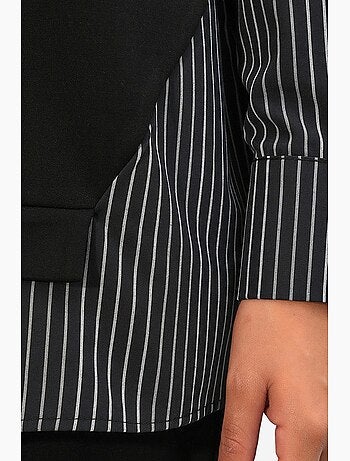 Set co-ord due pezzi a righe lungo con girocollo bdart