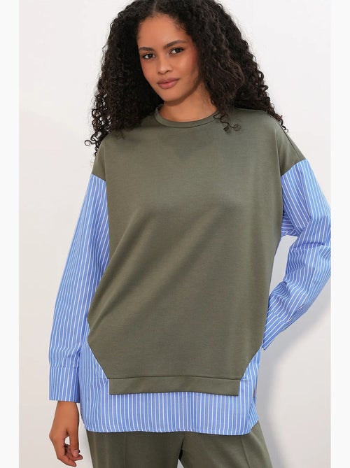 Set co-ord due pezzi a righe lungo con girocollo bdart - Kiabi