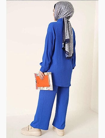 Set co-ord due pezzi con camicia e pantaloni oversize bdart