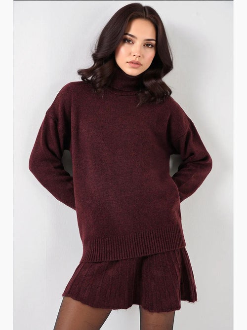 Set co-ord in maglia oversize testurizzato con dolcevita bdart - Kiabi Set co-ord in maglia oversize testurizzato con dolcevita bdart - Kiabi