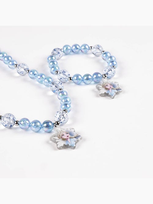 Set collana e braccialetti Frozen – 2 pezzi - Blu - Kiabi