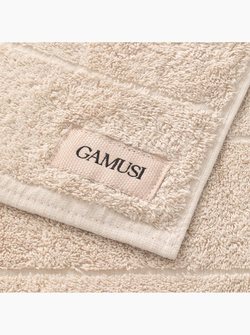 Set completo da bagno 100% cotone, spugna 600 g/m², con asola - Gamusi - Kiabi