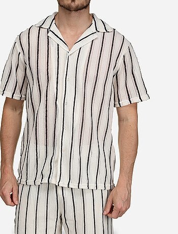 Set composto da camicia e pantaloncini a righe - Frilivin