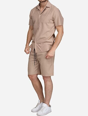 Set composto da camicia e pantaloncini testurizzati - Frilivin
