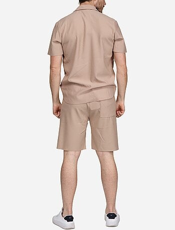 Set composto da camicia e pantaloncini testurizzati - Frilivin