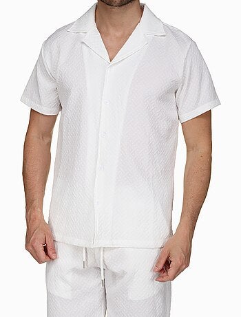 Set composto da camicia e pantaloncini testurizzati - Frilivin