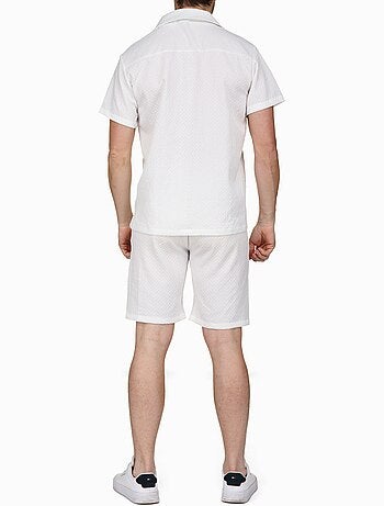 Set composto da camicia e pantaloncini testurizzati - Frilivin