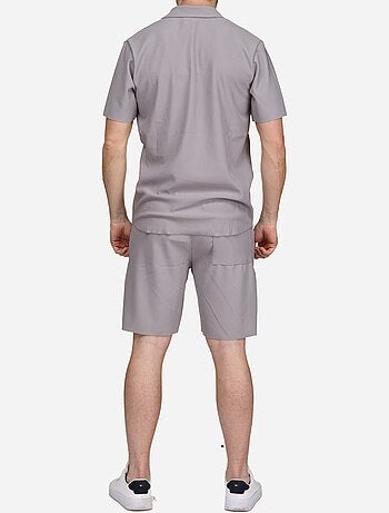 Set composto da camicia e pantaloncini testurizzati - Frilivin