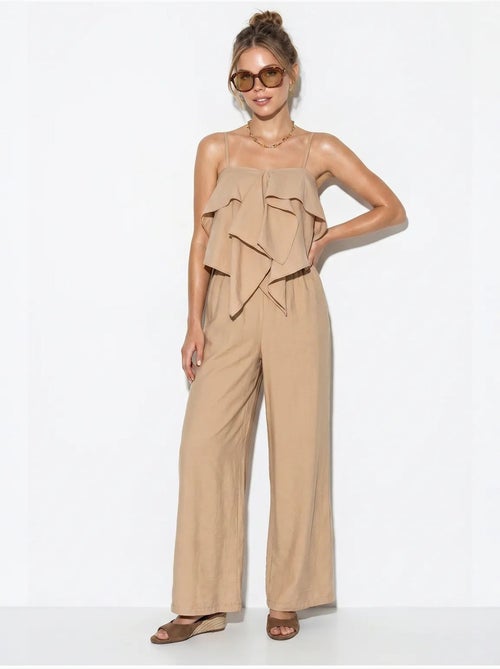 Set con blusa senza spalline con volant e pantaloni a gamba ampia lucci - Kiabi Set con blusa senza spalline con volant e pantaloni a gamba ampia lucci - Kiabi