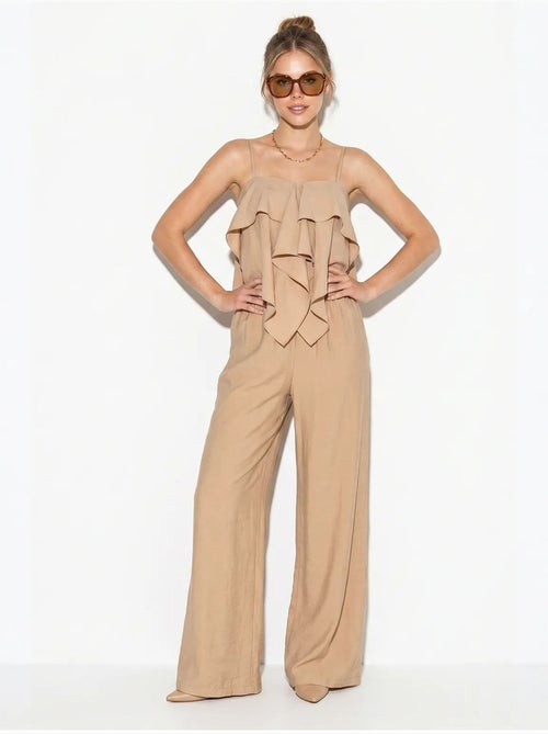 Set con blusa senza spalline con volant e pantaloni a gamba ampia lucci - Kiabi Set con blusa senza spalline con volant e pantaloni a gamba ampia lucci - Kiabi