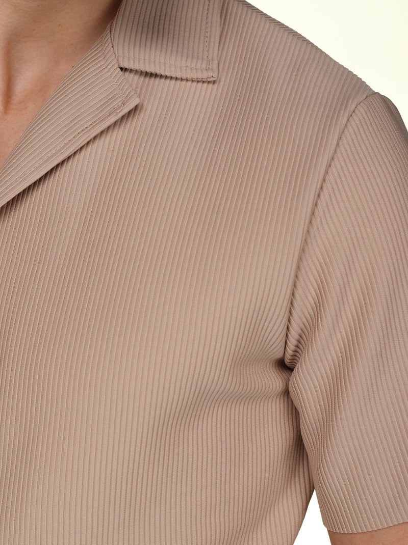 Set con camicia ampia - Frilivin Marrone - Kiabi