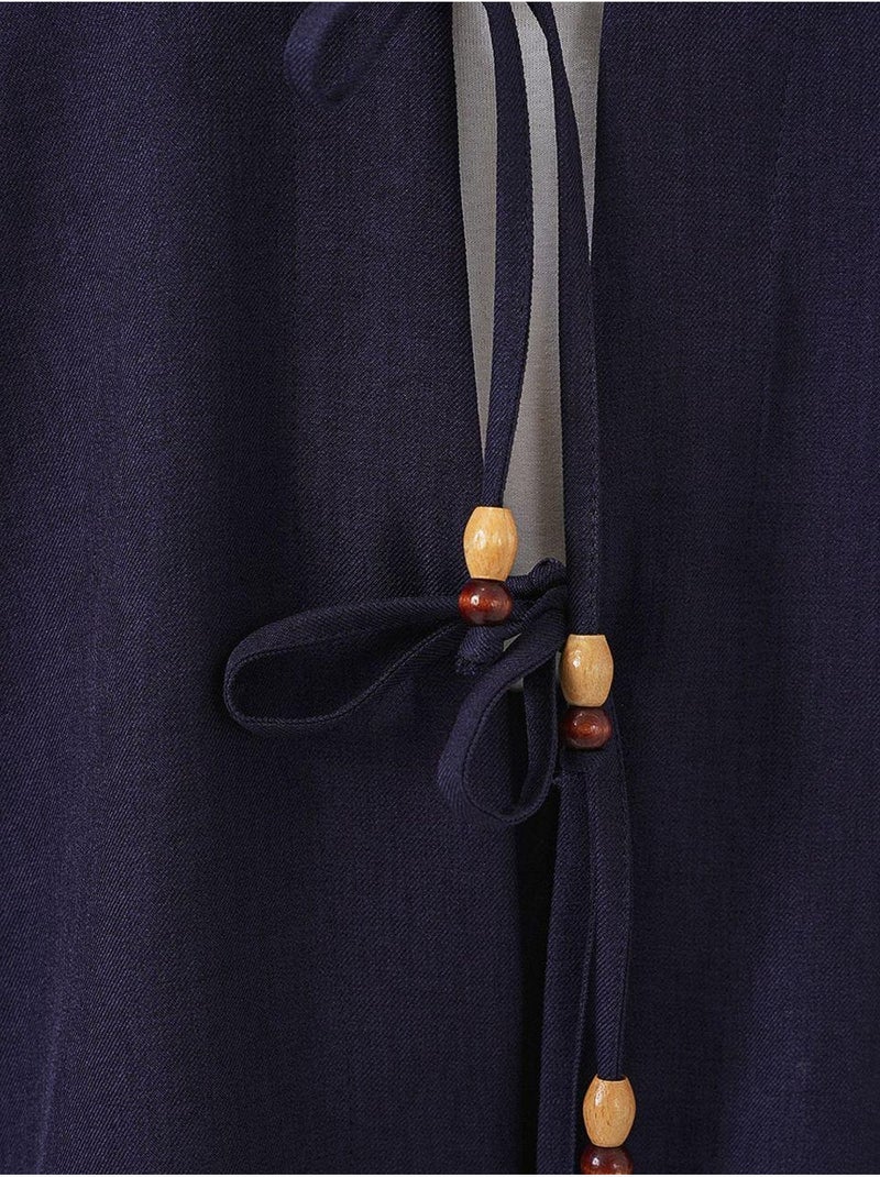 Set con cardigan con scollo a v e pantaloni a gamba larga bdart Blu marino - Kiabi