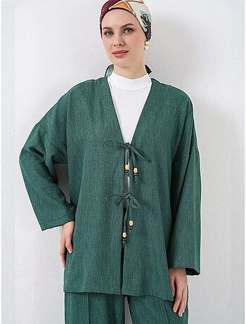Set con cardigan con scollo a v e pantaloni a gamba larga bdart