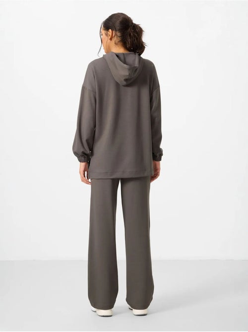 Set con felpa con cappuccio oversize e pantaloni a gamba ampia tommy - Kiabi