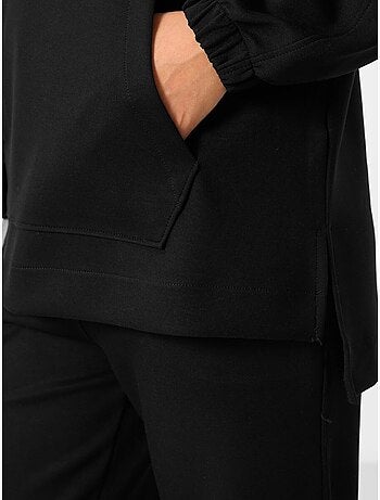 Set con felpa con cappuccio oversize e pantaloni a gamba ampia tommy