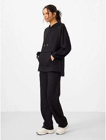 Set con felpa con cappuccio oversize e pantaloni a gamba ampia tommy