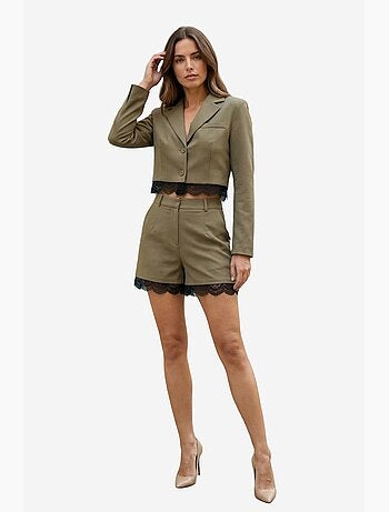 Set con giacca corta e pantaloni a gamba ampia my fashion