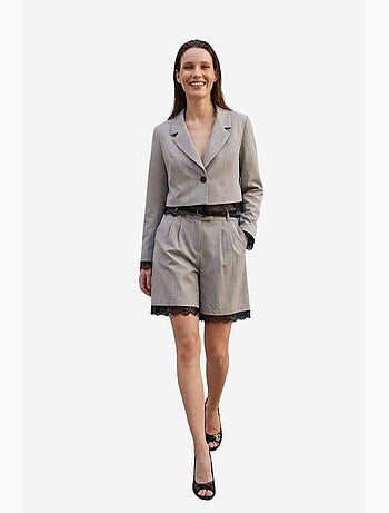 Set con giacca corta e pantaloni a gamba ampia my fashion