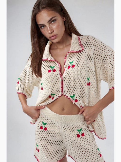 Set coordinato due pezzi con colletto polo ricamato hiccup - Kiabi Set coordinato due pezzi con colletto polo ricamato hiccup - Kiabi