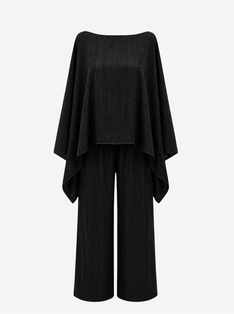 Set coordinato in maglia con blend di modal mixray Nero - Kiabi