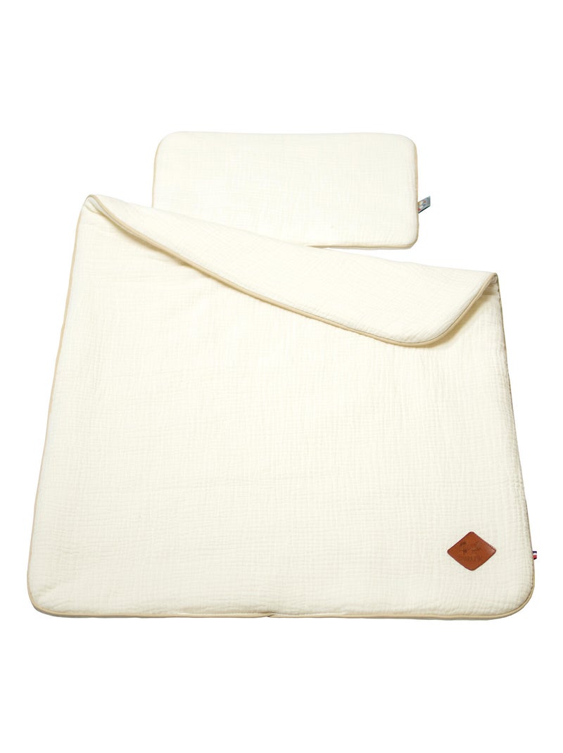 Set coperta e cuscino per culla o navicella | sevira kids | sevira kids Ecru - Kiabi