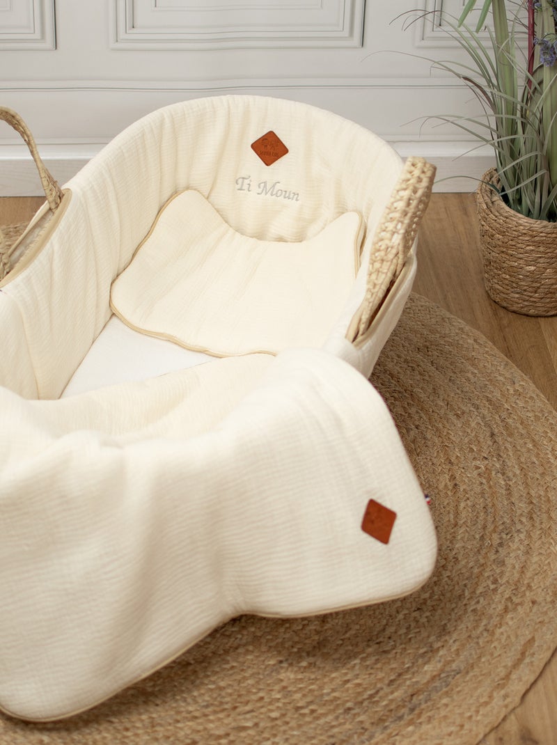 Set coperta e cuscino per culla o navicella | sevira kids | sevira kids Ecru - Kiabi