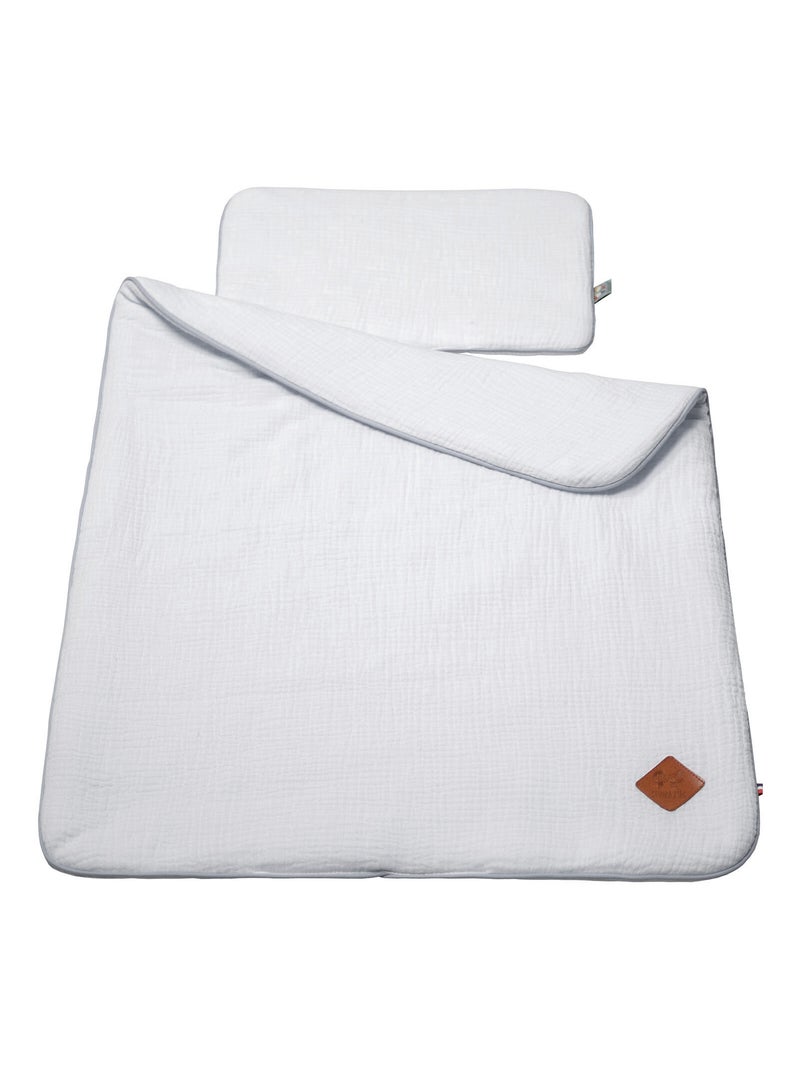 Set coperta e cuscino per culla o navicella | sevira kids | sevira kids Grigio - Kiabi