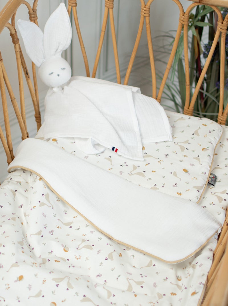 Set coperta e cuscino per culla o navicella sidonia | sevira kids | sevira kids Bianco - Kiabi