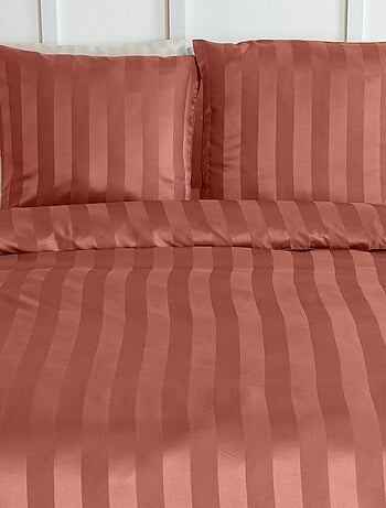 Completo letto per 1 o 2 persone in raso + 2 federe
