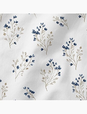 Set copripiumino 100% cotone a fiori, include federa per cuscino - Gamusi