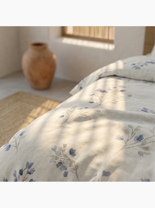 Set copripiumino 100% cotone a fiori, include federa per cuscino - Gamusi - Kiabi Set copripiumino 100% cotone a fiori, include federa per cuscino - Gamusi - Kiabi