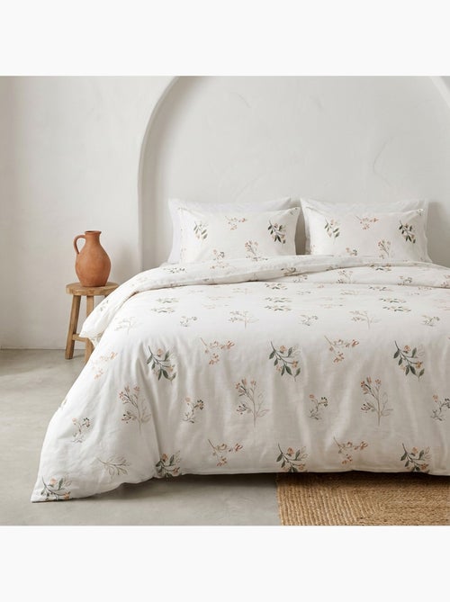 Set copripiumino 100% cotone a fiori, include federa per cuscino - Gamusi - Kiabi Set copripiumino 100% cotone a fiori, include federa per cuscino - Gamusi - Kiabi