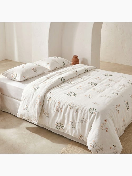 Set copripiumino 100% cotone a fiori, include federa per cuscino - Gamusi - Kiabi Set copripiumino 100% cotone a fiori, include federa per cuscino - Gamusi - Kiabi