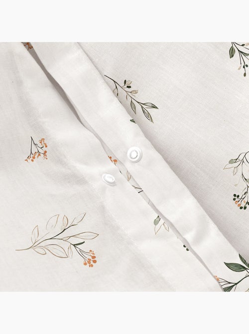 Set copripiumino 100% cotone a fiori, include federa per cuscino - Gamusi - Kiabi Set copripiumino 100% cotone a fiori, include federa per cuscino - Gamusi - Kiabi