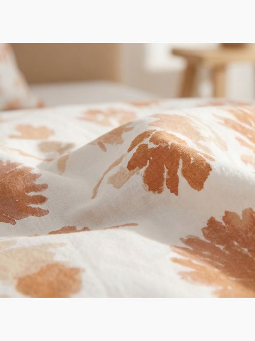 Set copripiumino 100% cotone a fiori, include federa per cuscino - Gamusi - Kiabi