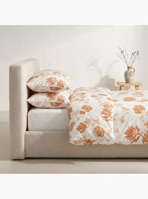 Set copripiumino 100% cotone a fiori, include federa per cuscino - Gamusi - Kiabi